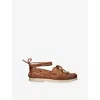 Golden Goose Leather Barca Boat Shoes In Brown
