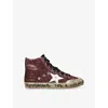 Golden Goose Francy Penstar Sneakers In Red/dark