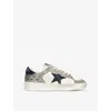 Golden Goose Stardan Sneakers In Silver Com