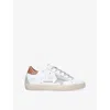 Golden Goose White Leather Super-star Sneakers In White