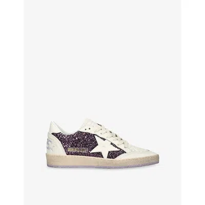 GOLDEN GOOSE WOMENS GOLDEN GOOSE WOMEN'S BALL STAR LEATHER LOW-TOP TRAINERS