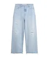 Golden Goose Womens Pants In Lived-in Effect Denim In Blue