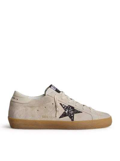 Golden Goose Women`s Super-star In Suede With Glitter Star In Multi