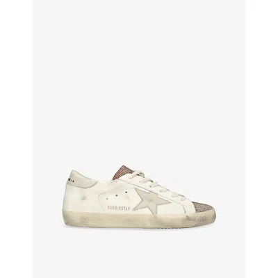 Golden Goose Womens White/oth Superstar Leather Trainers Eur 41 / 8 Uk