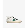 Golden Goose Womens  Mid Star 12131 Bio-based Mid-top Trainers In White/comb