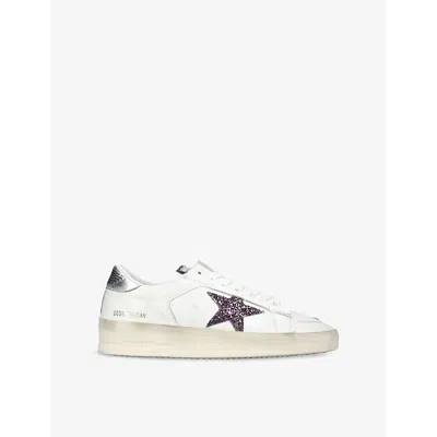Golden Goose Womens  Stardan 12125 Leather Low-top Trainers In White/comb