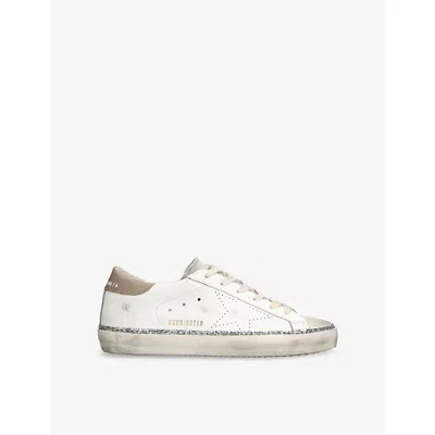 Golden Goose Womens  Super-star Skate 10975 Leather Low-top Trainers In White/comb