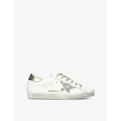 Golden Goose Sneakers White In White/comb