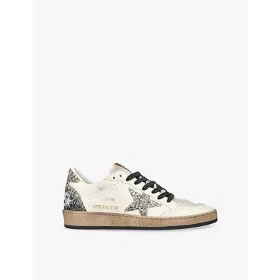 Golden Goose Womens White/comb Women's Ball Star Leather Low-top Trainers Eur 42/ 9 Uk