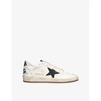 Golden Goose Womens  Ball-star Leather Low-top Trainers In White/oth