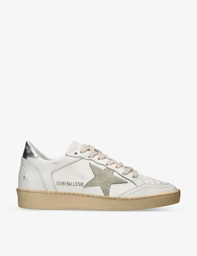 Golden Goose Womens  Ballstar 10273 Leather Low-top Trainers In White/oth