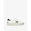 Golden Goose Womens  Hi Star 10321 Leather Low-top Trainers In White/oth