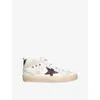 Golden Goose Star Mid-top Sneakers In White/oth
