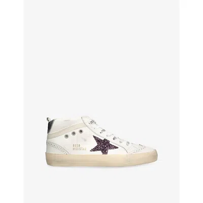 Golden Goose Womens  Mid Star 82710 Leather Low-top Trainers In White/oth