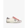 Golden Goose Leather Superstar Sneakers In White