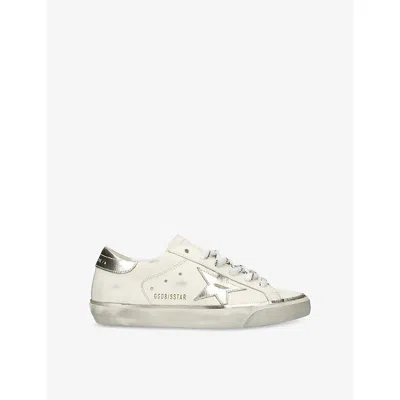 Golden Goose Womens White/oth Women's Super-star Leather Low-top Trainers Eur 39 / 6 Uk