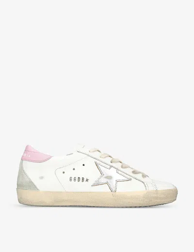 GOLDEN GOOSE WOMENS WHITE/OTH WOMEN'S SUPERSTAR 11531 LEATHER LOW-TOP TRAINERS EUR 42/ 9 UK