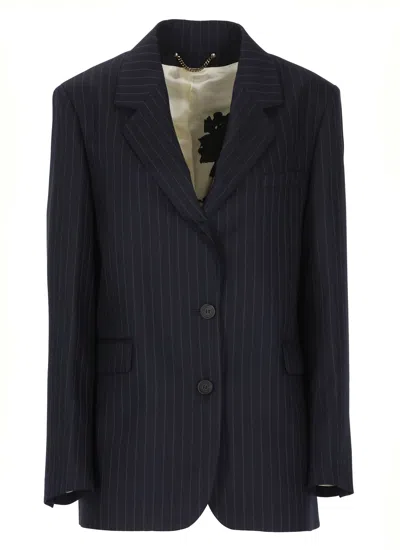 Golden Goose Wool Blazer In Black