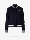 Golden Goose Wool Blend Bomber With Embroidered Logo
