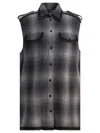 Golden Goose Wool-blend Chemisier Dress Dresses Grey In Gray