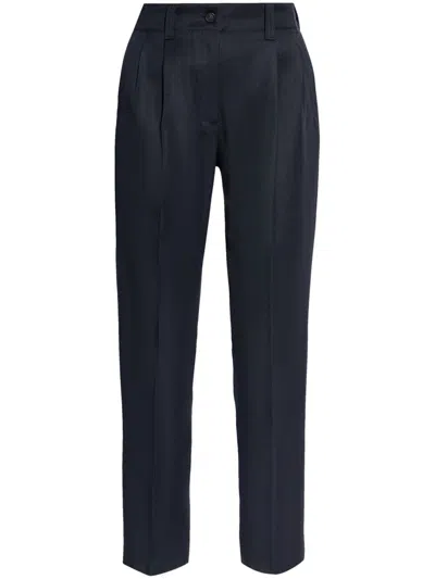 Golden Goose Wool Blend Trousers In Blue