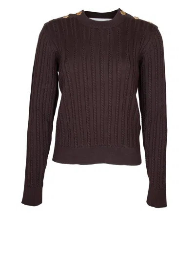 Golden Goose Wool Blend Sweater In Brown