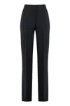Golden Goose Wool Blend Trousers In Black