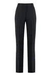 Golden Goose Wool Blend Trousers In Blue