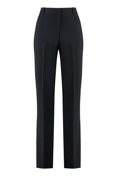 Golden Goose Wool Blend Trousers In Blue