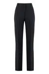 Golden Goose Wool Blend Trousers In Blue