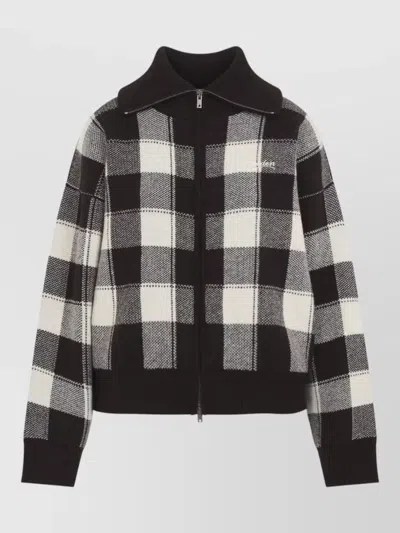 Golden Goose Afterdark Oatmilk Rachelle Wool Cardigan In Transparent