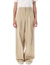 Golden Goose Wide Pant Wool Gabardine In Multi