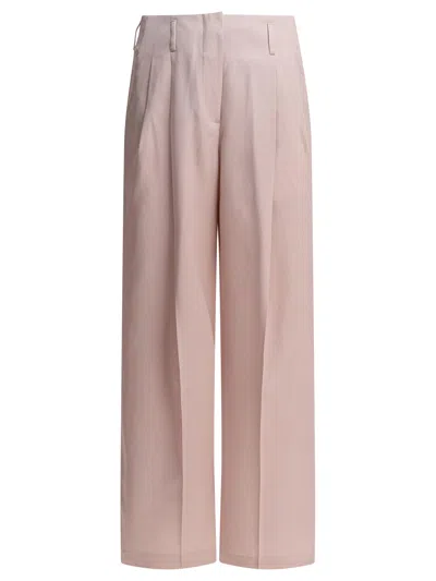 Golden Goose Wool Gabardine Trousers Pink