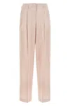 Golden Goose Wool Trousers With Belt Loops And Pleats