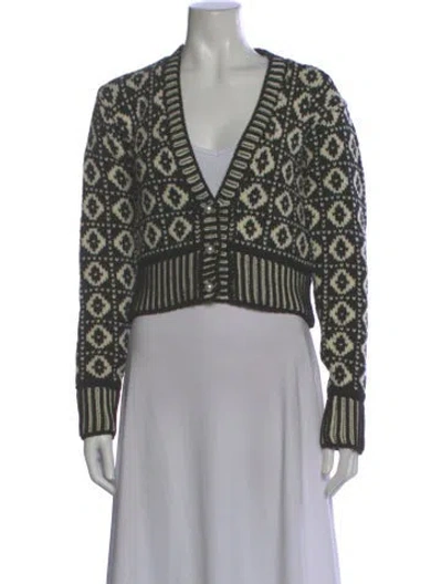 Pre-owned Golden Goose Wool Printed Sweater