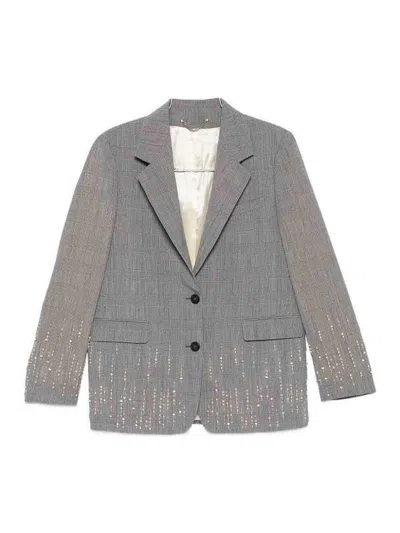 GOLDEN GOOSE BLAZER - GRIS