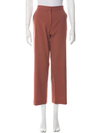 Pre-owned Golden Goose Wool Straight Leg Pants In Neutrals