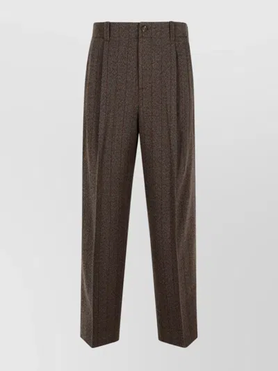 GOLDEN GOOSE WOOL TROUSERS POCKETS BELT LOOPS