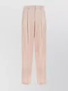 Golden Goose Wool Trousers With Belt Loops And Pleats