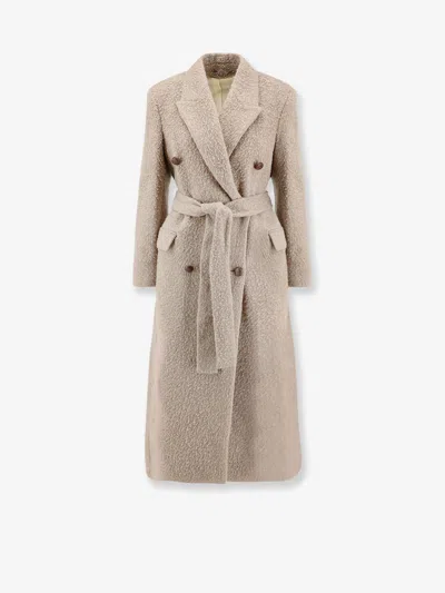 GOLDEN GOOSE WRINKLED VIRGIN WOOL BLEND COAT