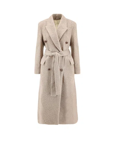 GOLDEN GOOSE WRINKLED VIRGIN WOOL BLEND COAT