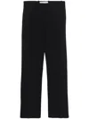 Golden Goose Black Relaxed Pant In 50866 Polar Night