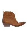 Golden Goose Young 45mm Suede Boots In Brown