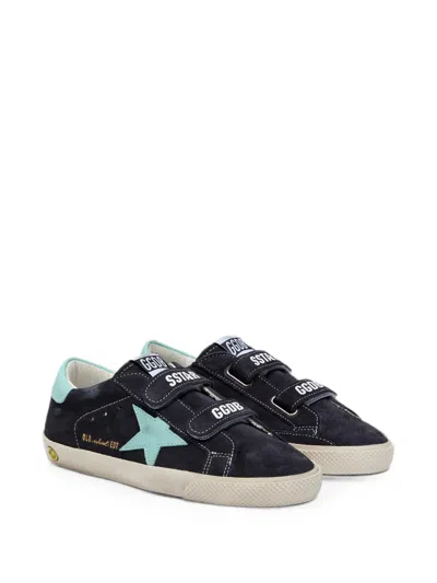 Golden Goose Kids' Young Old School Lace-up Sneakers In Blue