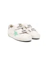 Golden Goose Old School Glitter Leather Sneakers In Neutrals