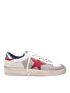 Golden Goose Stardan White Grey Red Sneaker