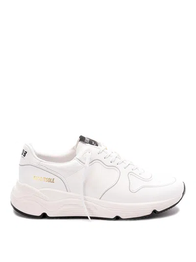 Golden Goose Running Sole Sneakers In White