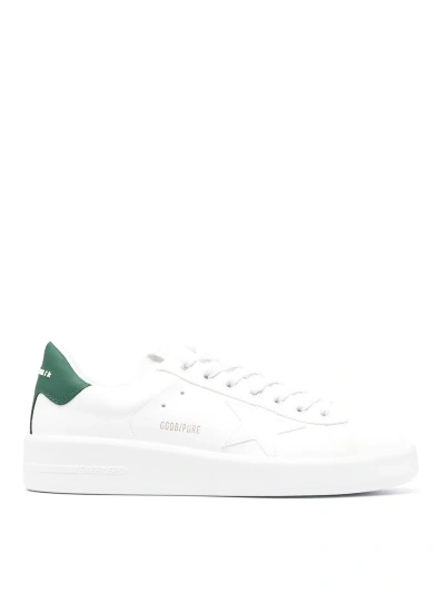 Golden Goose Purestar Leather Trainers In White