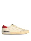 Golden Goose Round Toe Low-top Sneakers In White