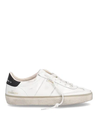 GOLDEN GOOSE SOUL-STAR LEATHER UPPER TONGUE AND HEEL